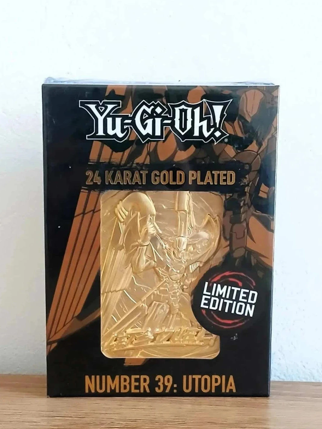 Yu-Gi-Oh! Limited Edition Gold Plated Collectible Card Number 39 Utopia